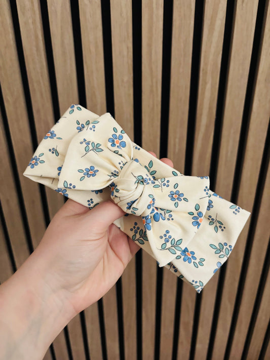 Forget Me Not hand-tied headband