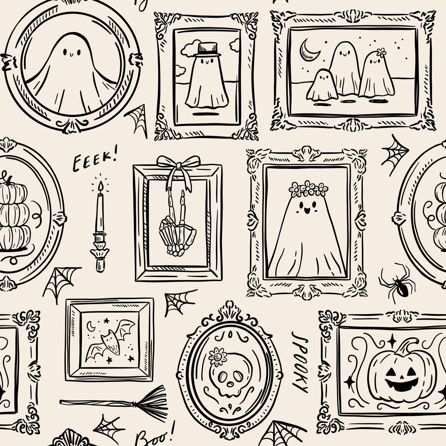 Frightening Frames - Organic Jersey Cotton