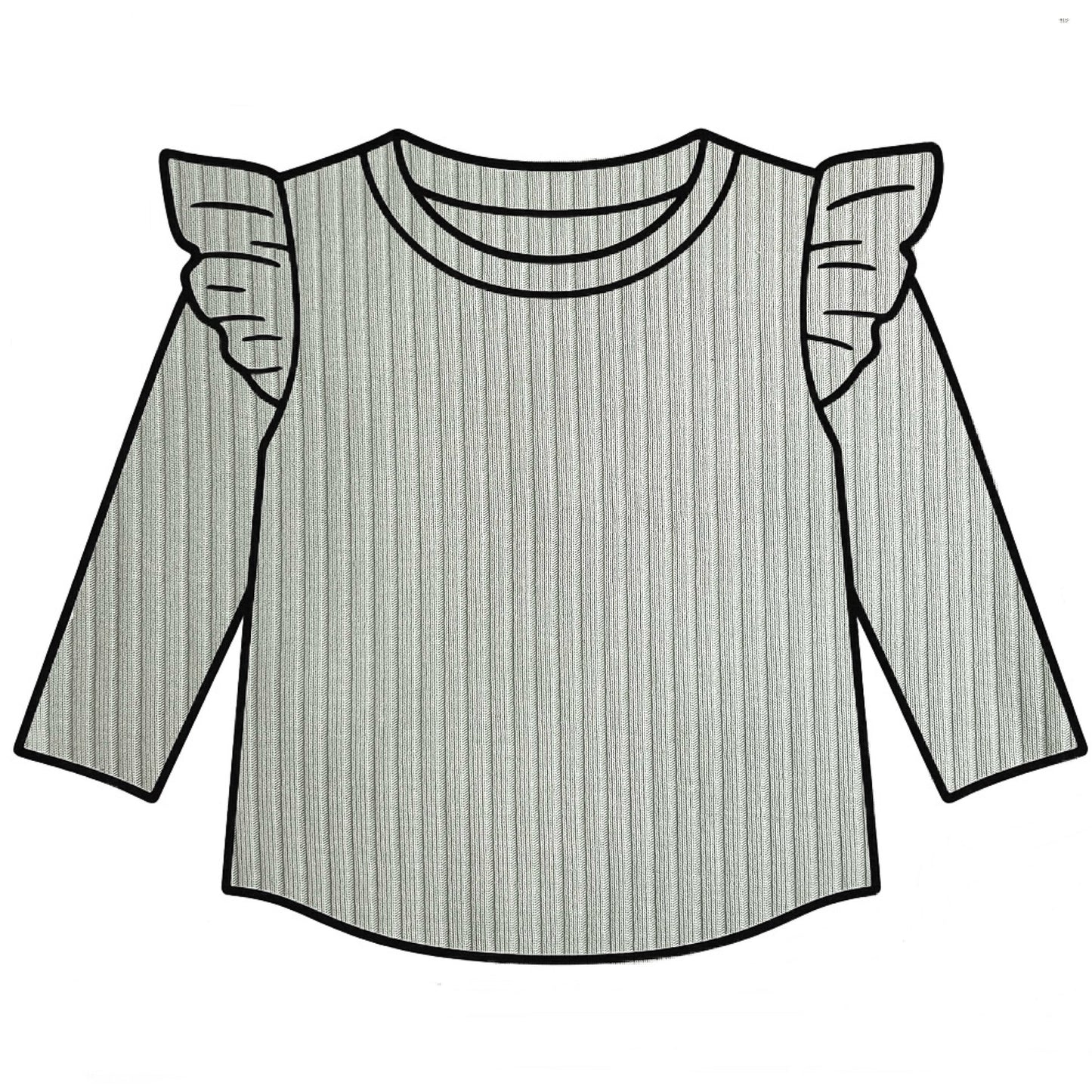 Pistachio frill top