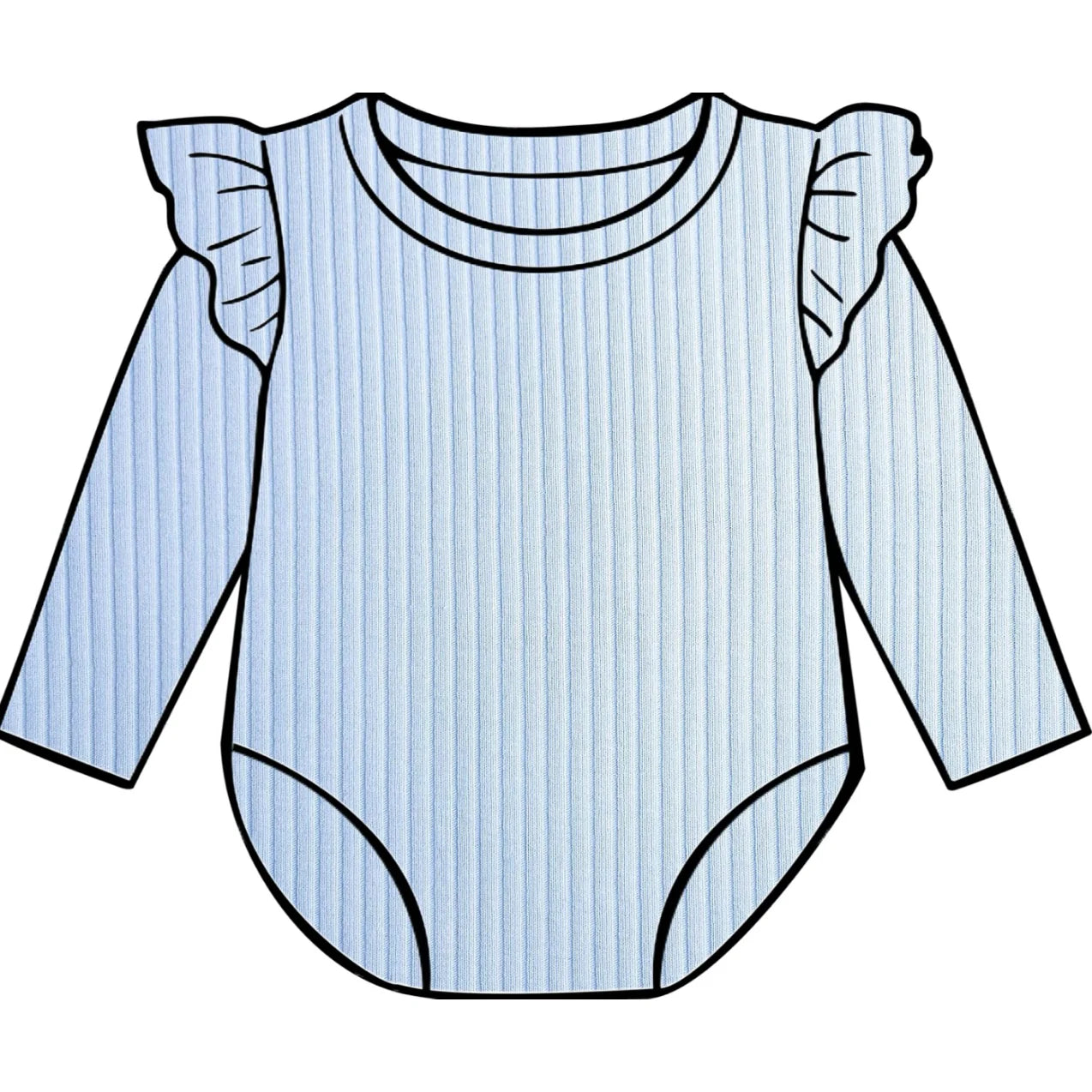 Serene frill bodysuit