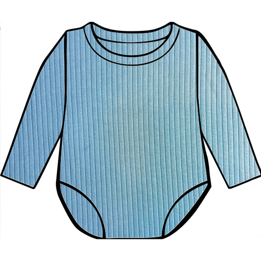 Lagoon ribbed bodysuit