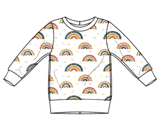 Over the Rainbow brushed cotton sweatshirt