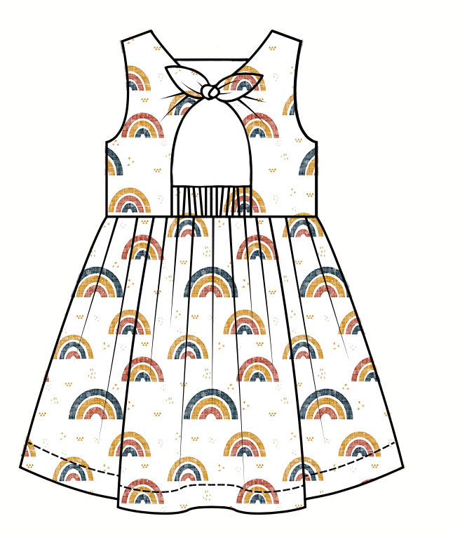 Over the Rainbow daisy dress