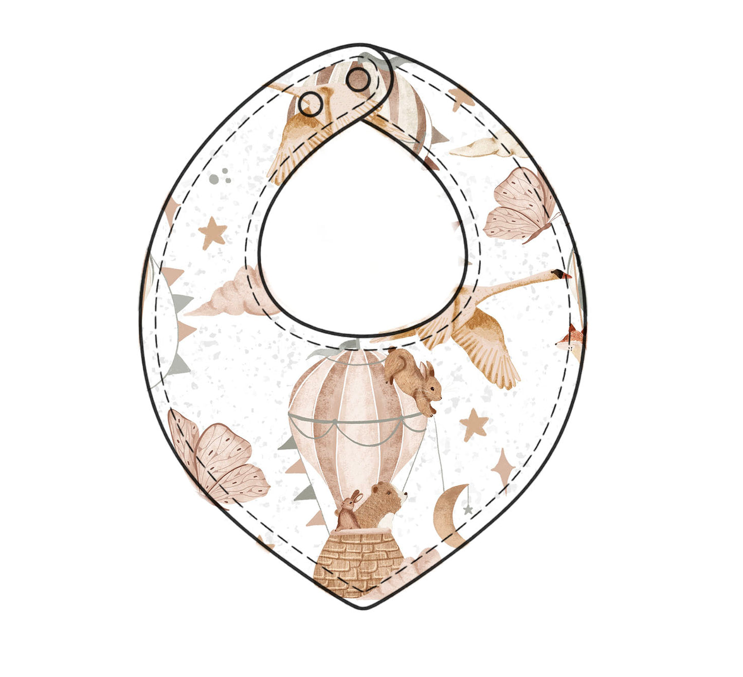 The Welcome Party towelling bib