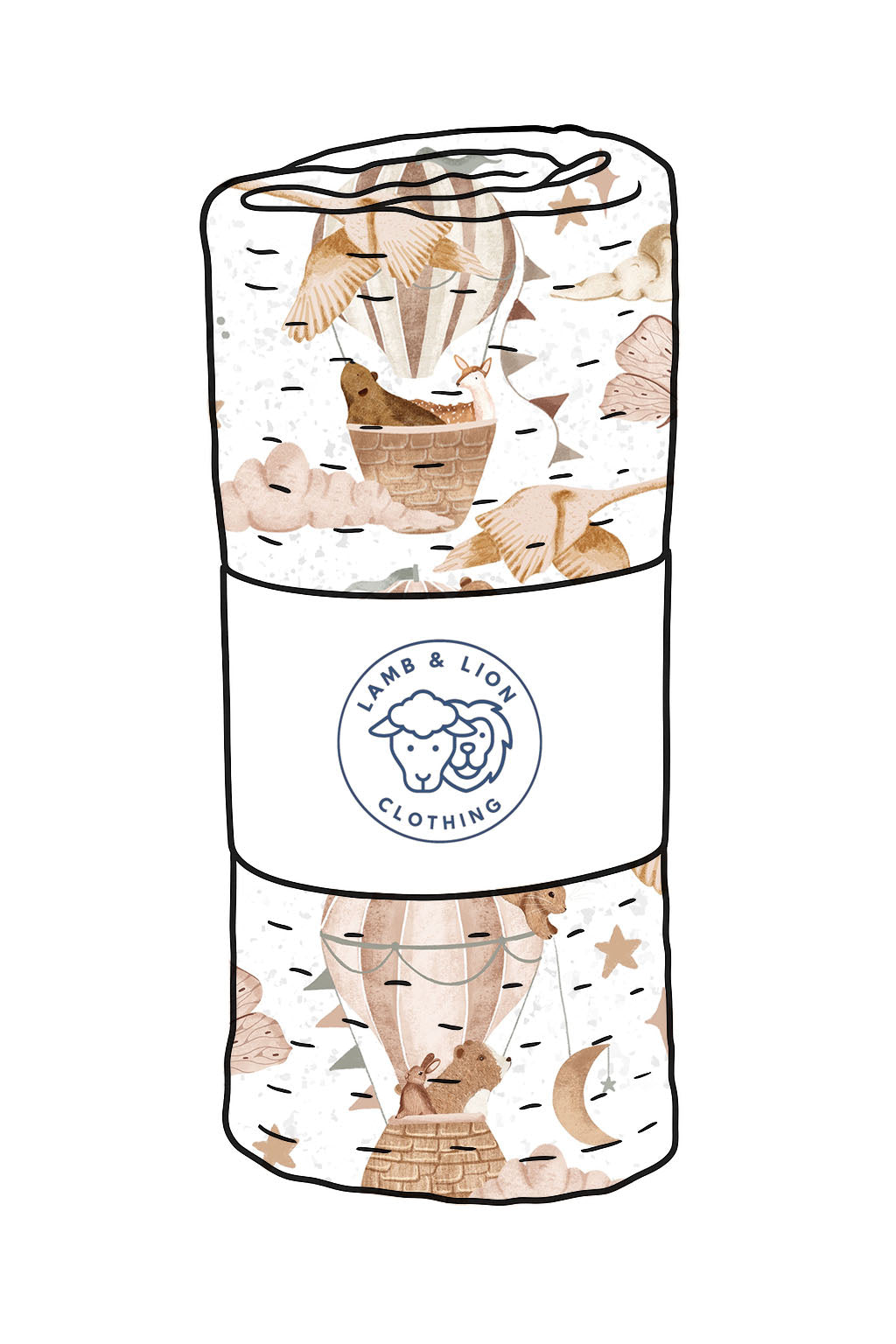 The Welcome Party muslin swaddle blanket