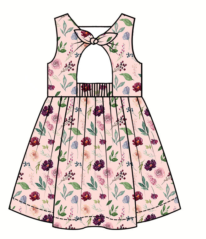 Berry Bloom daisy dress