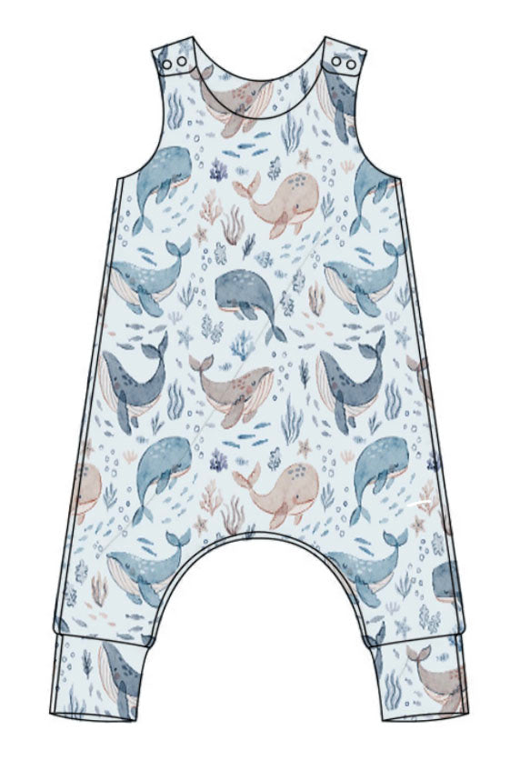 Whale of a Time relaxed romper