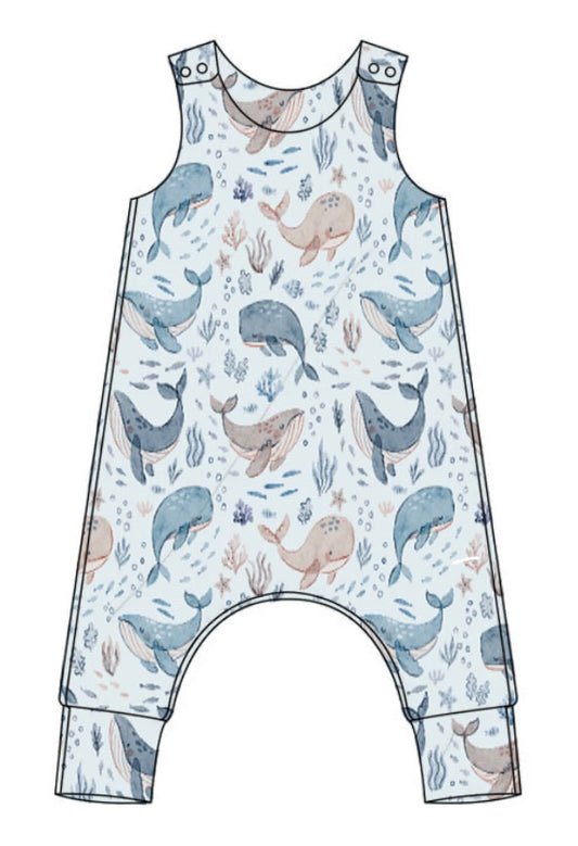 Whale of a Time relaxed romper