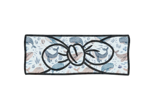 Whale of a Time hand-tied headband