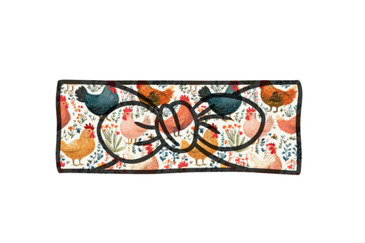 Cluck & Bloom hand-tied headband