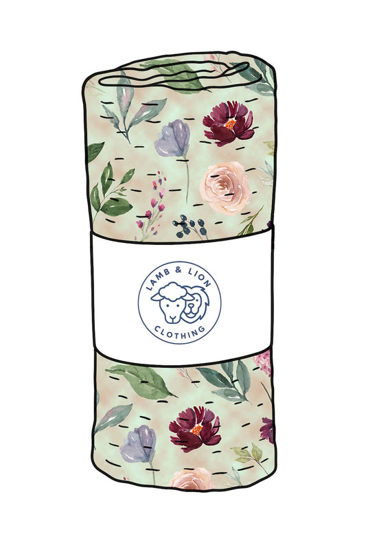 From the Garden muslin swaddle blanket