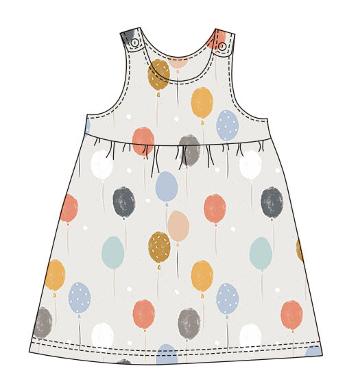 Party Time pinafore dress