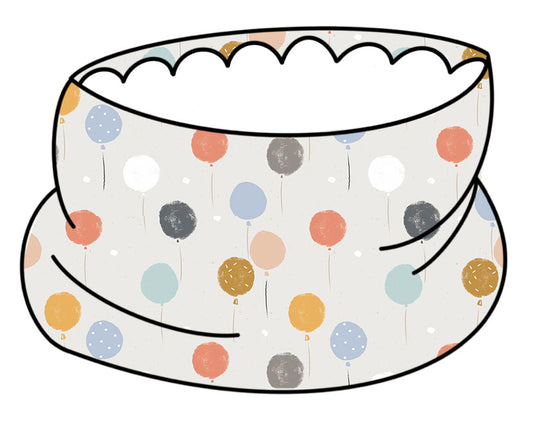 Party Time teddy fleece snood