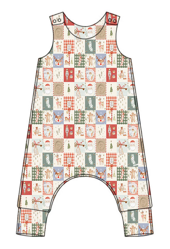 Christmas Patchwork Gift Box (0-3 Months - Gender Neutral)