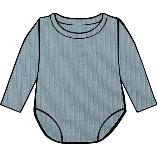 Mint ribbed bodysuit