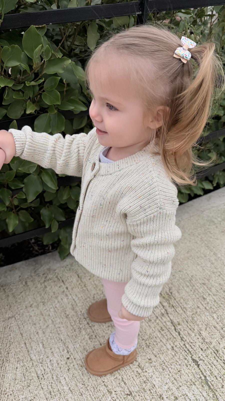 Cream Sprinkles Heirloom Knit Cardigan