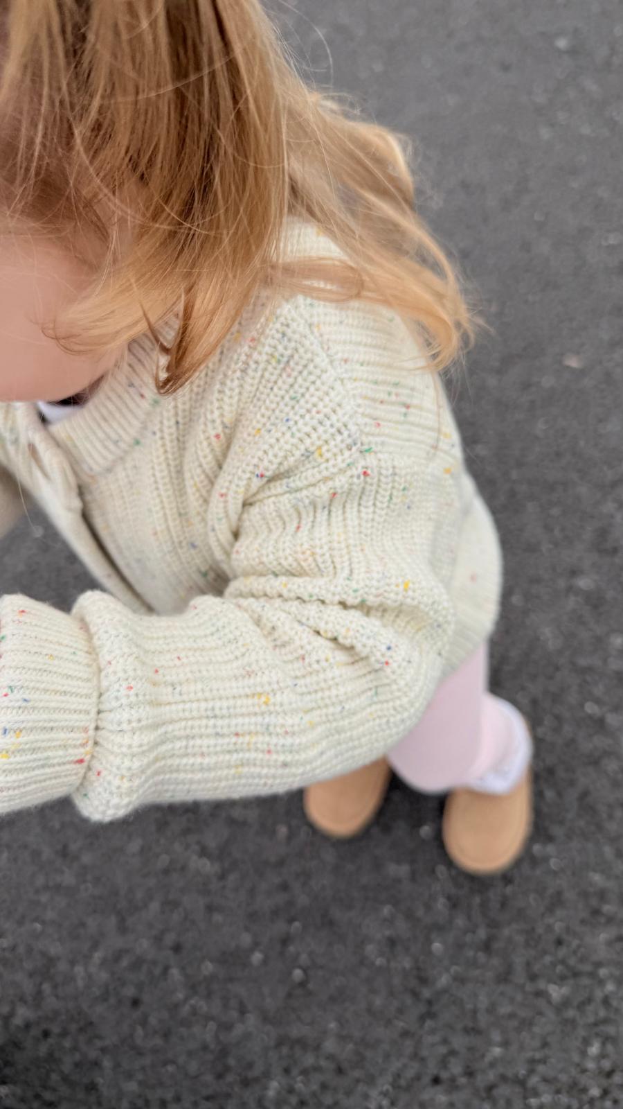 Cream Sprinkles Heirloom Knit Cardigan