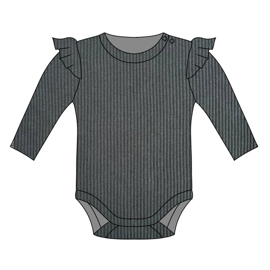 Pine frill bodysuit
