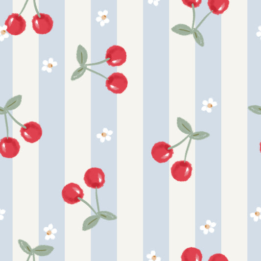 Cherry picnic hand-tied headband