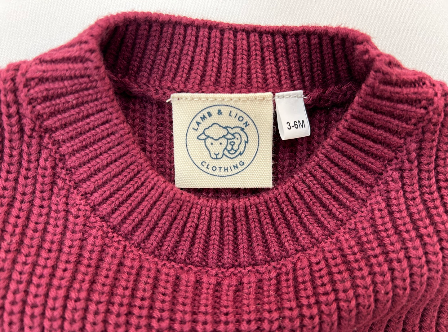 Plum Heirloom Knit Jumper