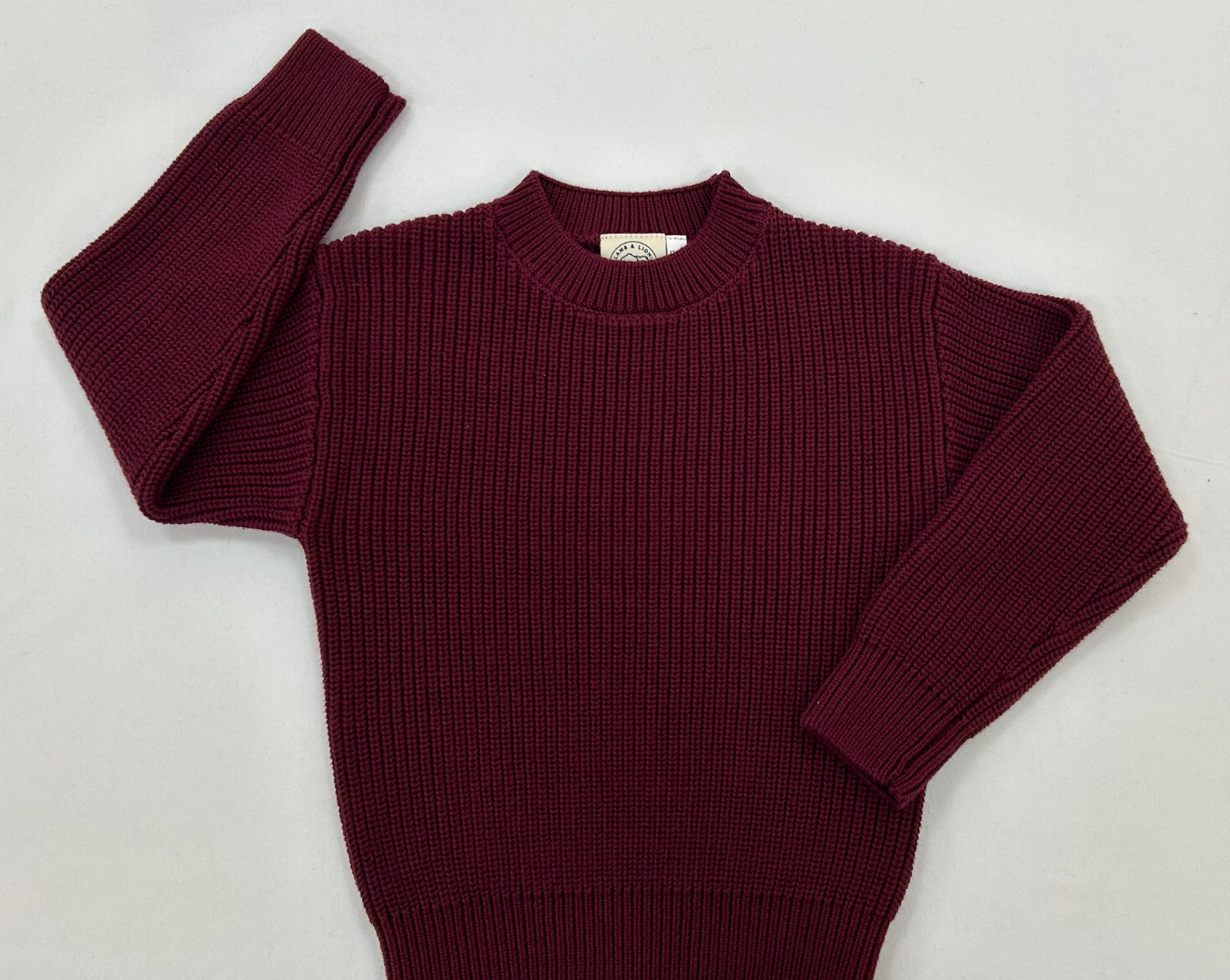 Plum Heirloom Knit Jumper