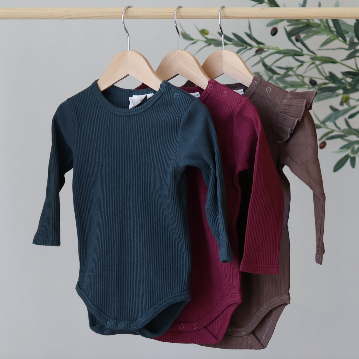 Burgundy ribbed top