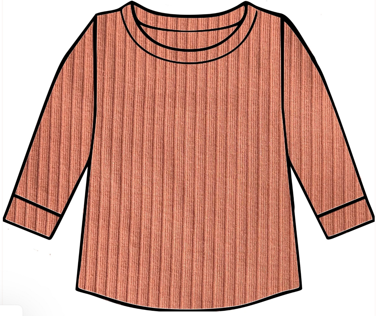 Clay ribbed top