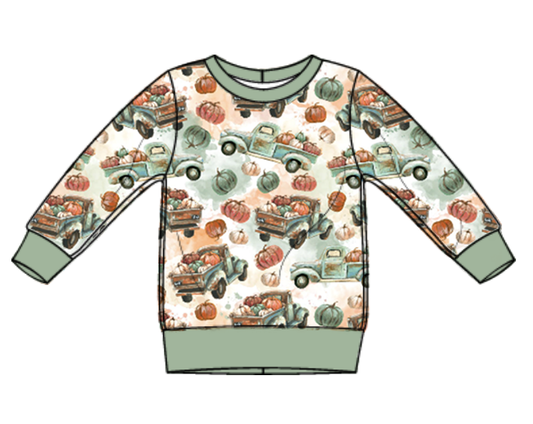 Patch Pickup brushed cotton sweatshirt