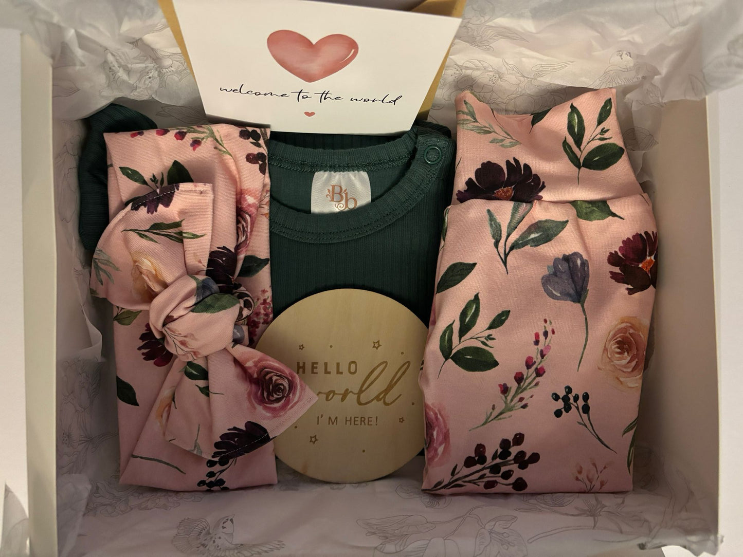Berry Bloom Gift Box (0-3 Months - Girl)