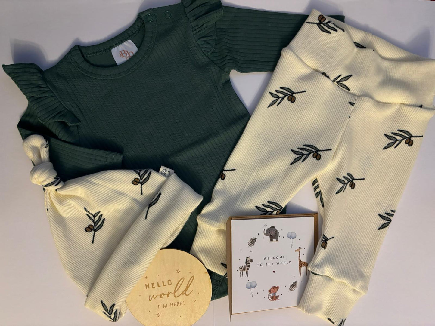 Olive Branch Gift Box (0-3 Months - Neutral)