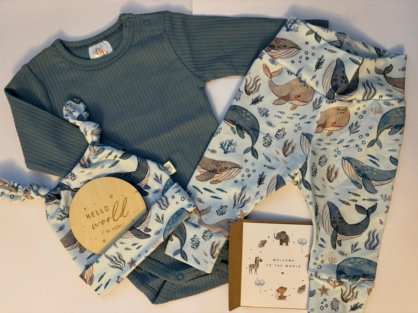 Whale of a time Gift Box (0-3 Months - Boy/Neutral)