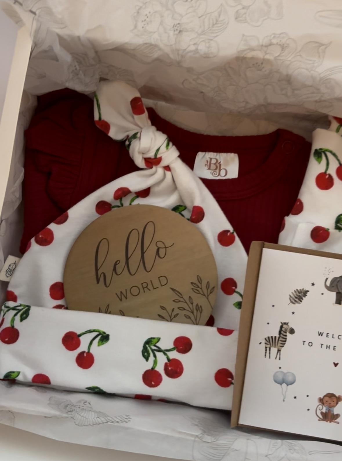 Cherry Gift Box (0-3 Months - Girl)