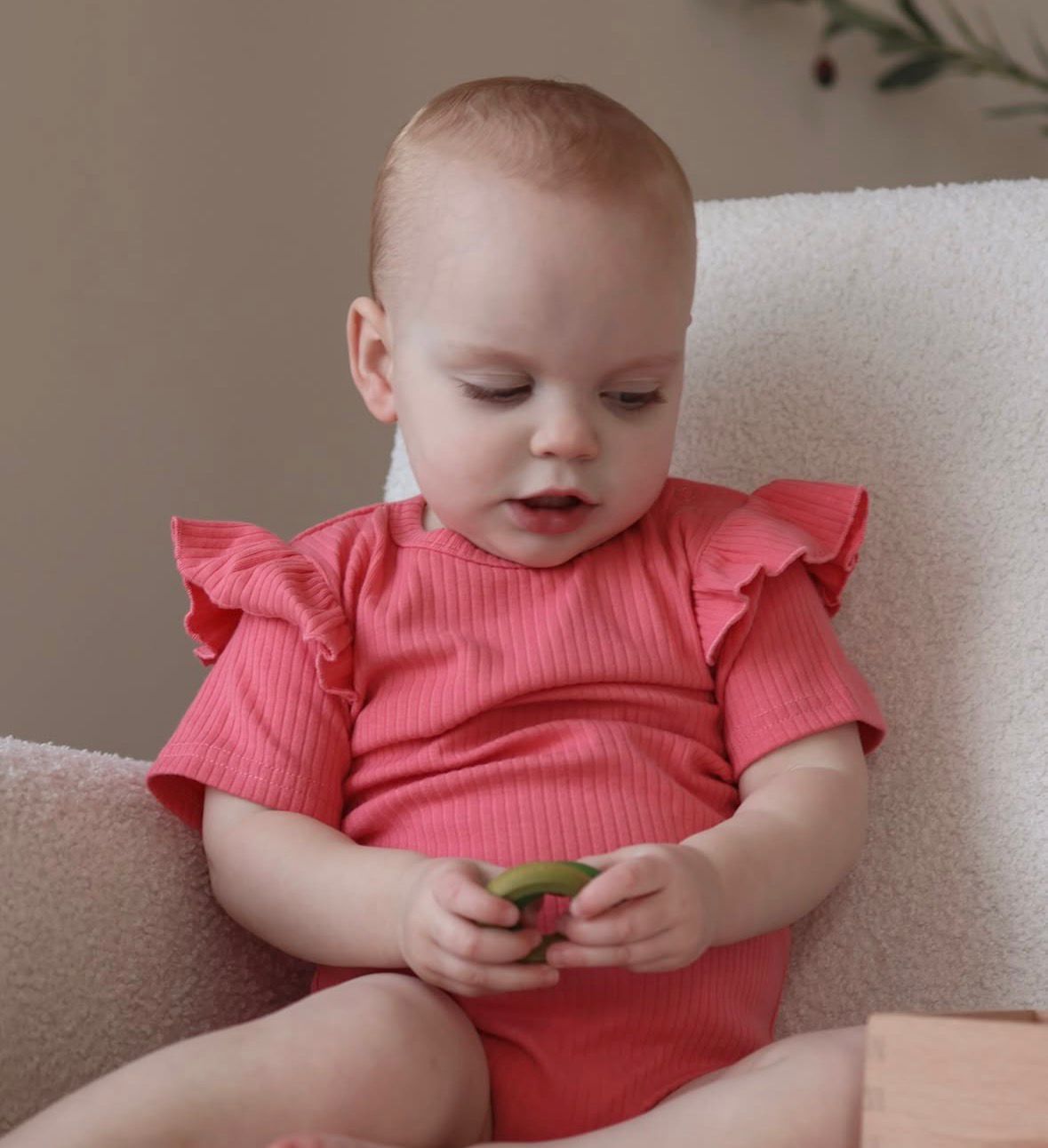 Short Sleeve Frill Bodysuits