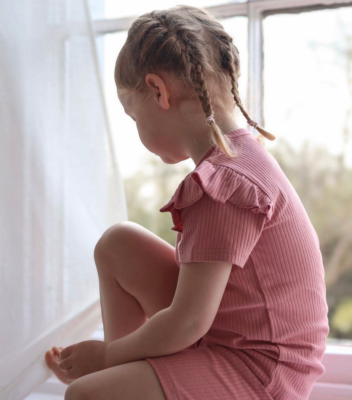 Short Sleeve Frill Bodysuits