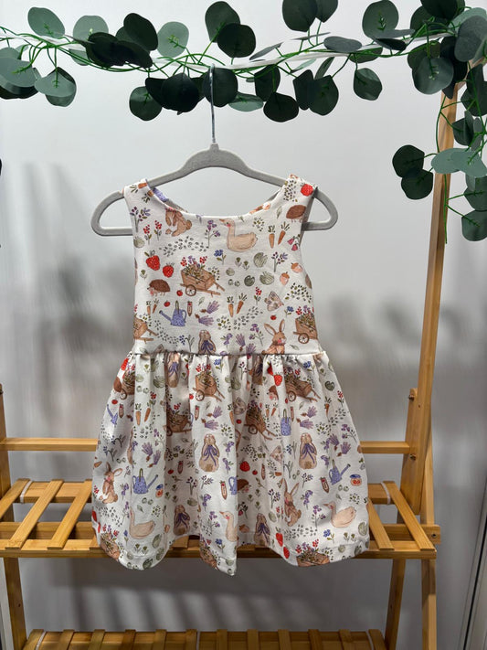Busy Bunny Daisy Dress (9-12 Months)