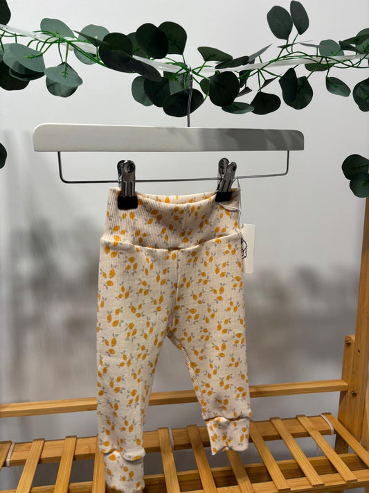 Ribbed Lemon Leggings, 3-6 Months