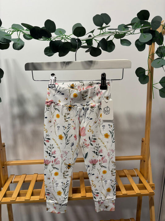 Bumble Bloom Leggings, 12-18 Months