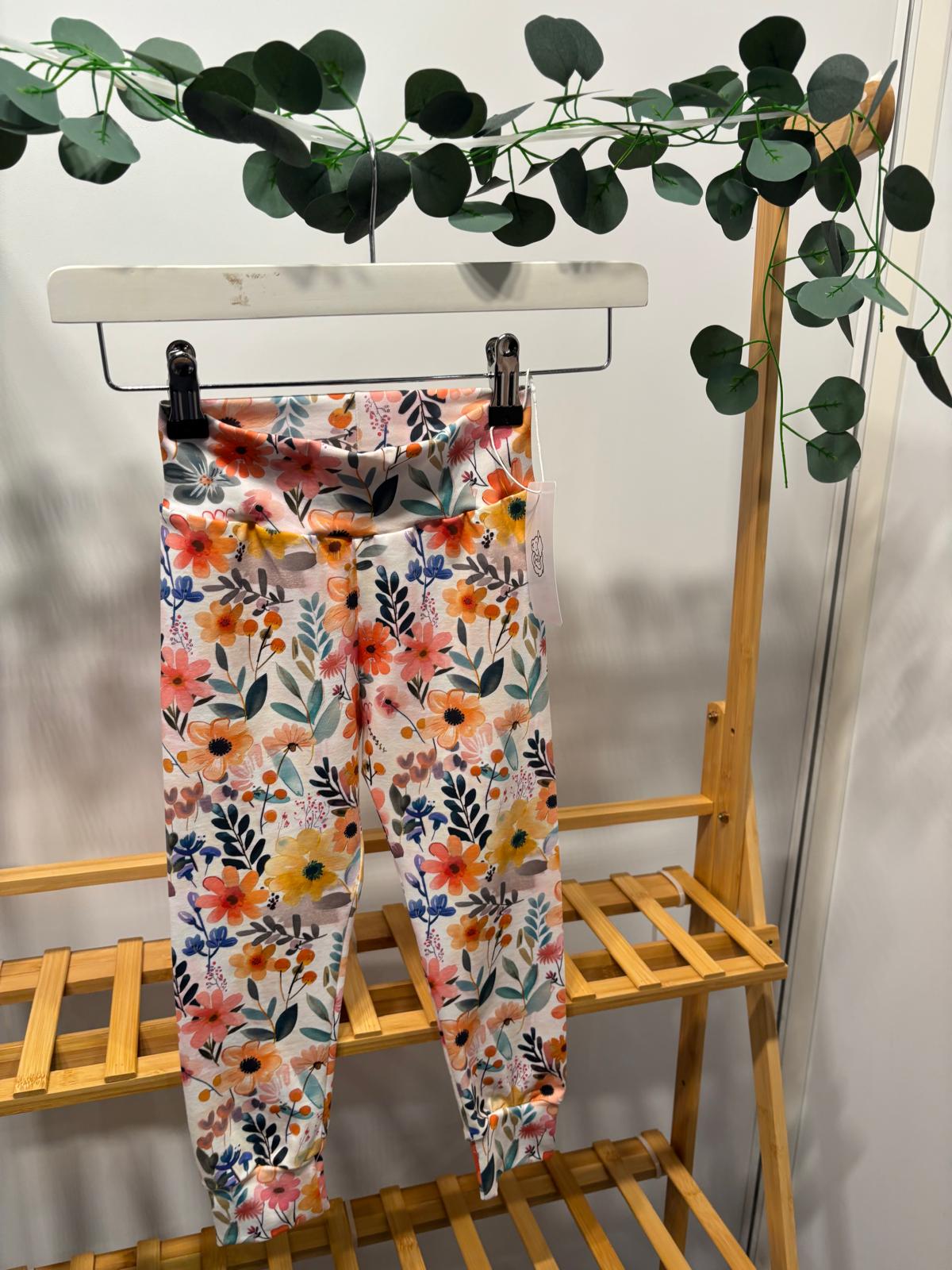 Floral Leggings, 2-3 Years