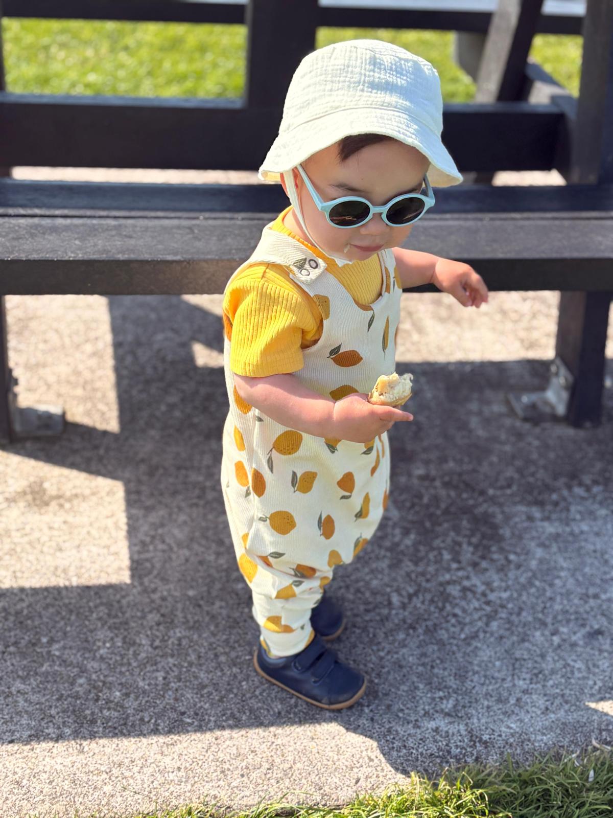 Lemon Tree Relaxed Ribbed Romper