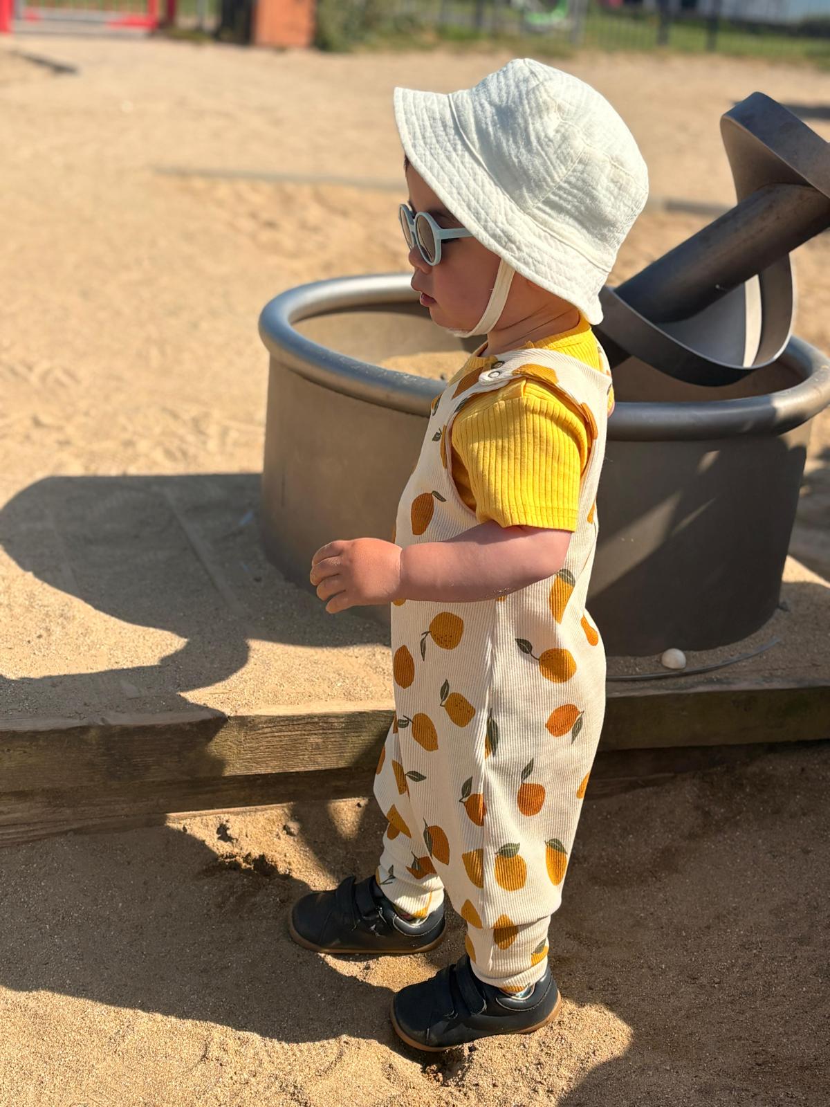 Lemon Tree Relaxed Ribbed Romper
