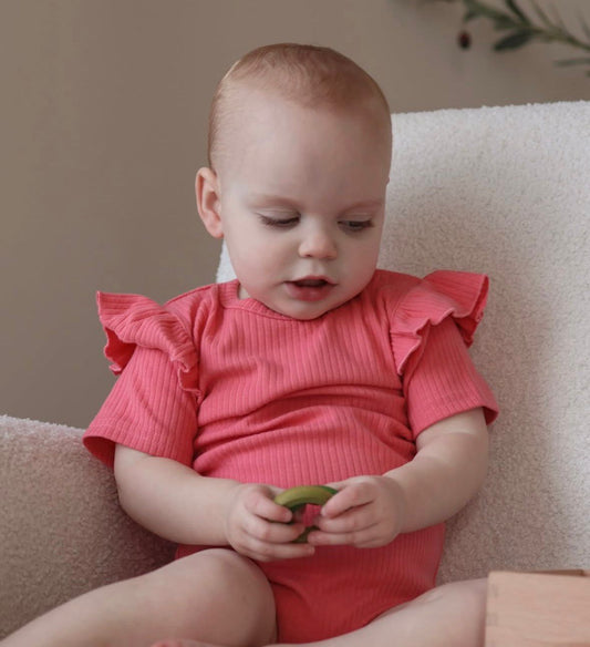 Short Sleeve Frill Bodysuits